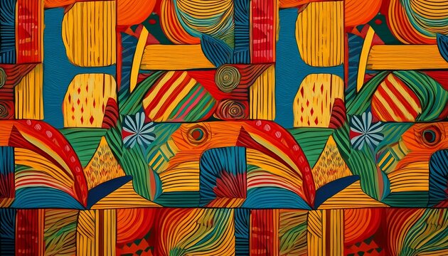 vintage festa junina patchwork background rustic brazilian june festival texture