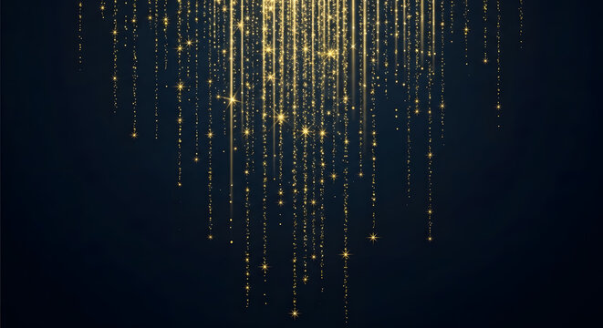 Digital Data Streams Flowing in Dark Cyber Space Abstract Background