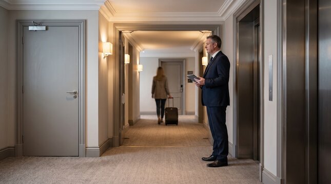 Hotel Side Entrance Security Review With Meeting Wing Pedestrian Flow
