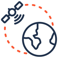 Satellite Orbit Icon © ali