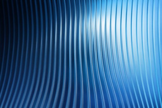 Fluted glass surface with vertical undulation texture and gradient tones, featuring lustrous reflections for digital interface design and technology presentations.