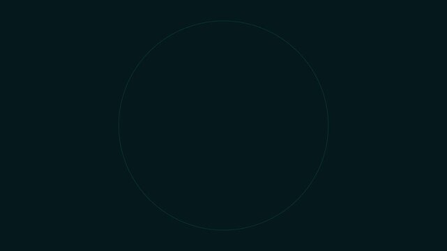 Dna helix structure animation with circular interface for biotechnology and medical research 4k genetics