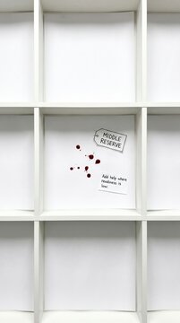 Blood Donation Symbol with Red Drops on White Background - Essential Healthcare Support