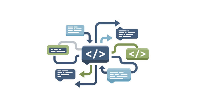 A flowchart illustrating coding process steps.