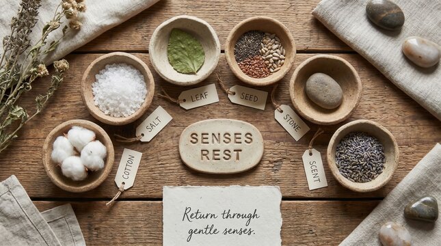 Self Care Day Arrangement with Natural Ingredients for Relaxation