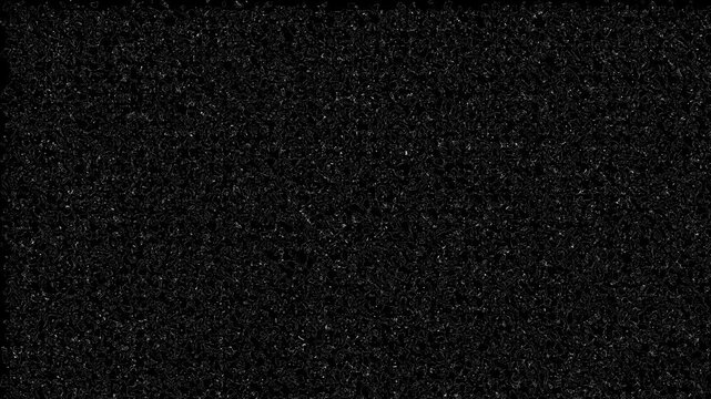 Abstract digital noise overlay with grainy static texture for cinematic effects animation 4k