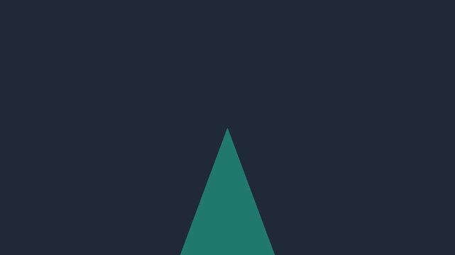 Minimalist abstract triangle shape motion animation 4k background, geometry