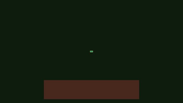 Minimalist retro gaming screen with pixelated character and brown platform animation 4k arcade vintage
