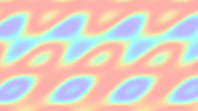 Heatmap pattern with colorful oval shapes.