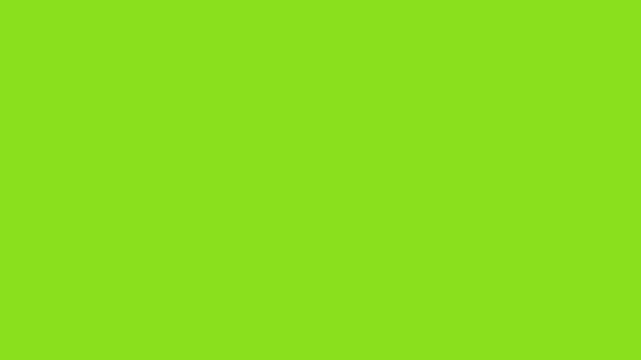 Vibrant lime green solid color animation 4k background, for creative projects, vibrant background bright green
