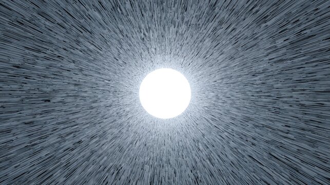 the brilliant center space as streams of energy flow in and out