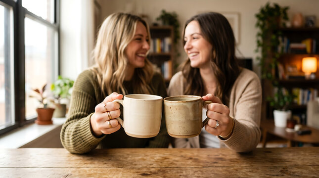 Authentic Human Connection Series with Romantic Golden Hour Hand Holding and Friendship Moments