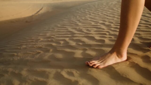 feet on sand