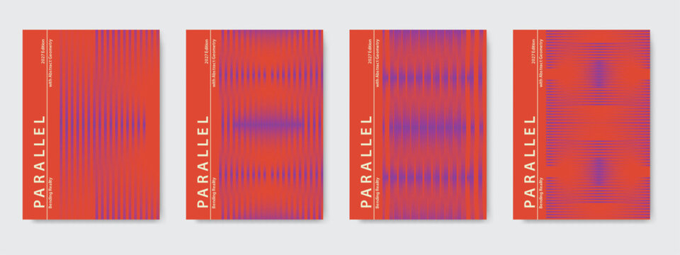 Minimalist Experimental Op Art Festive Wallpaper, Modern Rhythm Motion Exhibition Graphic Asset