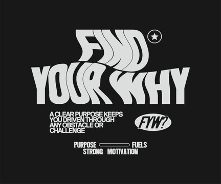 Minimal typography quotes design for t-shirt and print, Urban streetwear style graphic tee and poster, Motivational inspirational quote for clothing brand, apparel. Aesthetic lettering vector