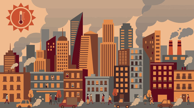 Overcrowded Megacity Struggling With Extreme Heat and Pollution