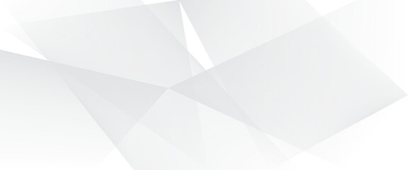 Obraz premium Abstract white 3d banner design background