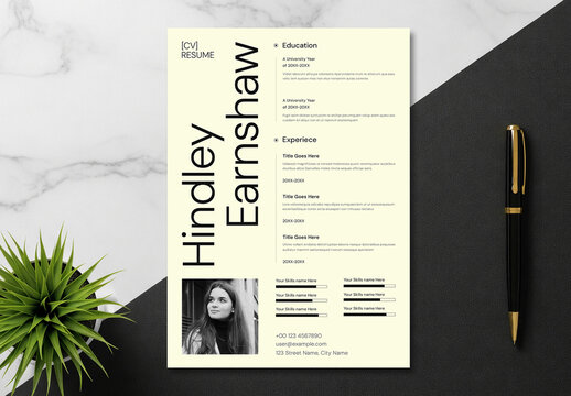 Clean Resume Layout