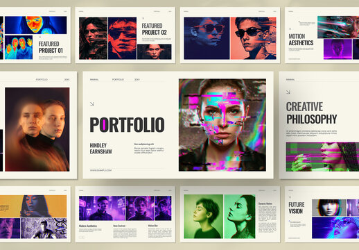 Minimal Portfolio Deck Layout