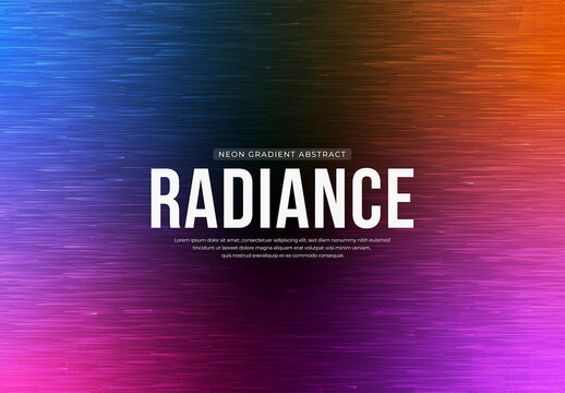 Modern Neon Color Gradient Texture Background with Glowing Motion Effect