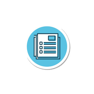 Tax Filing Invoice Badge Icon