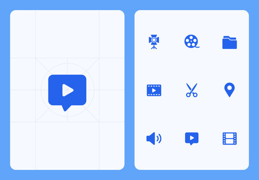 Video Editing and Multimedia Icon Pack