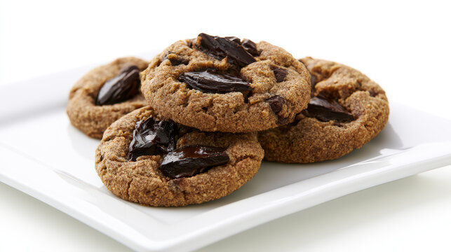 delicious tiger nut flour chocolate chip cookies
