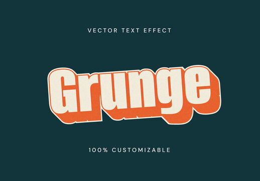 Retro Grunge Text Effect