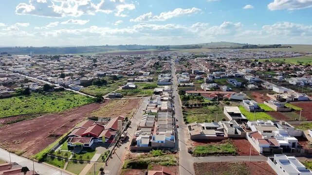 Imagens A&eacute;reas de Drone de Nossa Senhora do Ros&aacute;rio e Planalto, Lagoa Formosa, Brasil