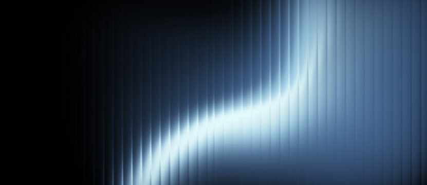 Abstract ripple effect in glass distortion, infused with the radiant brilliance of a blue sky and shimmering ocean gradient. vertically warped lines,  futuristic backdrop perfect digital design.