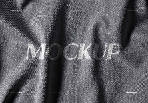 Fabric Logo and Text Effect