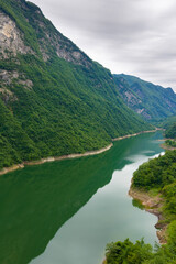 Fototapeta premium Summer Scenery of the Qingjiang River in Enshi, Hubei, China