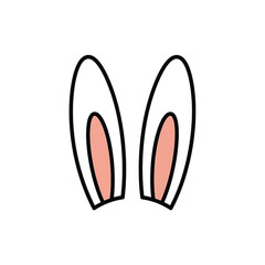 Cartoon bunny ears headband accessory 1. © JB