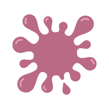 Pink liquid splash