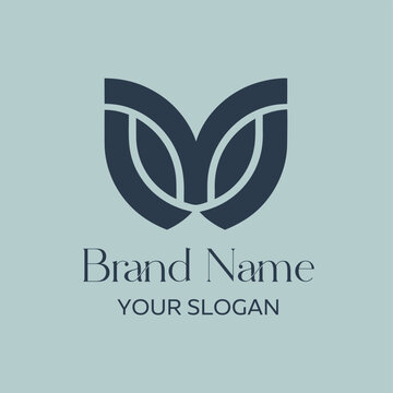 Geometric Abstract Y Monogram Emblem