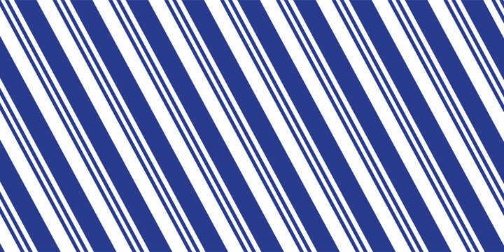 Candy Cane Stripes Seamless Pattern - Diagonal candy cane stripes repeating pattern design