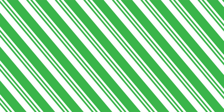Candy Cane Stripes Seamless Pattern - Diagonal candy cane stripes repeating pattern design