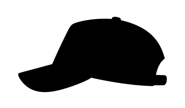 Modern Black Trucker Cap Flat Vector Illustration for Fashion and Apparel Design