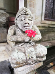 Traditional Balinese style statue in close up © Bali N Lens Service