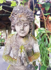 Traditional Balinese style statue in close up © Bali N Lens Service