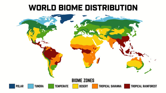 Biome Distribution World Climate Zones