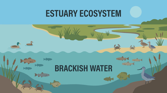 Estuary Ecosystem Brackish Water Biodiversity