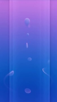 Abstract Blue Purple Gradient Background with Smooth Floating Shapes Modern Digital Art Wallpaper