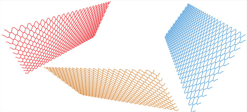 3D-illustration of Graphene atomic structure. Several molecules connected, crystallized in the hexagonal system.