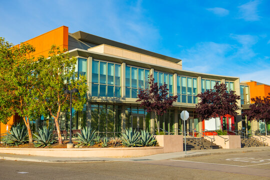 Visual and Performing Arts Center in De Anza College in city of Cupertino, California CA, USA.