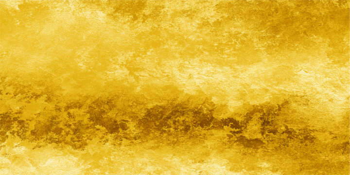 Abstract vintage grunge textured paper background with yellow paint spots, orange and brown tones, aged parchment, antique paper design, smoke and fire texture, cloudy sky pattern, gold light
