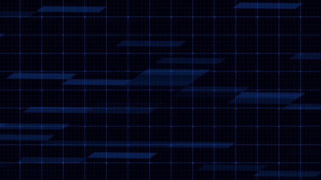 Holographic screen frame HUD with digital patterns on dark blue grid background. Ideal for futuristic technology, digital design, and innovation concepts.digital hologram gaming digital system Hi-tech