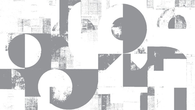 Distressed grey text block texture with abstract grunge effect Abstract newspaper style text texture with scattered dots
