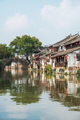 Fototapeta premium Ancient town scenery in southern China