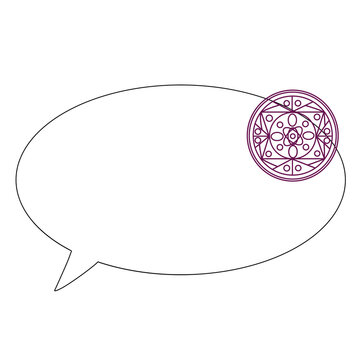 magic circle speech bubble  illustration 
魔法陣　吹き出し　イラスト
